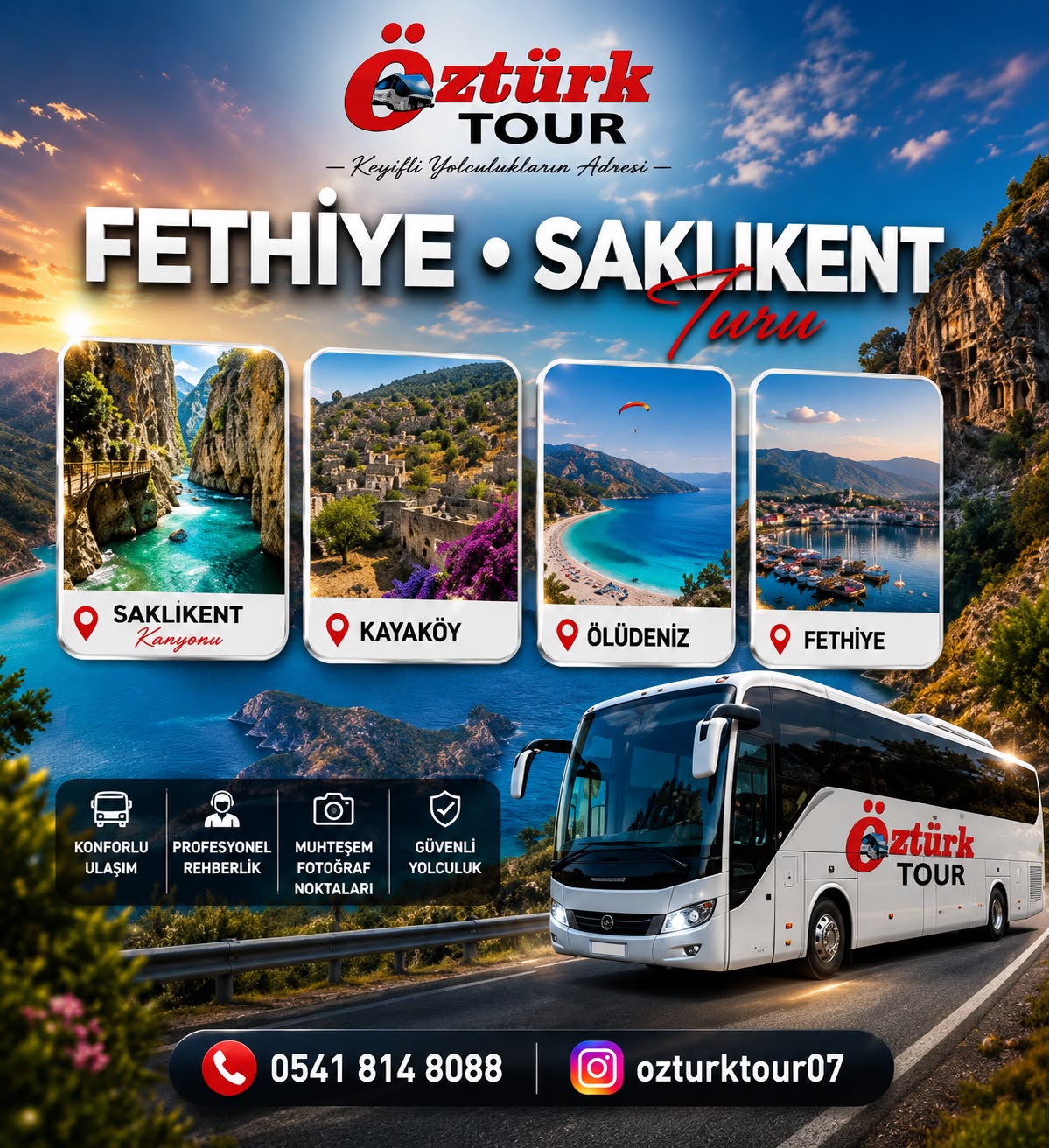 Fethiye - Saklıkent Turu